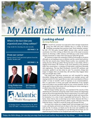 AWM Spring Newsletter 2018 Web Version Cover Image